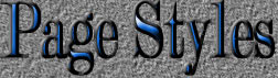 Page Styles